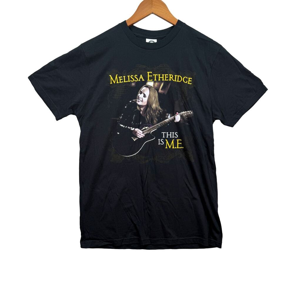 Melissa Etheridge This Is Me 2014 Black Classic Rock 2 Sided T Shirt sz M